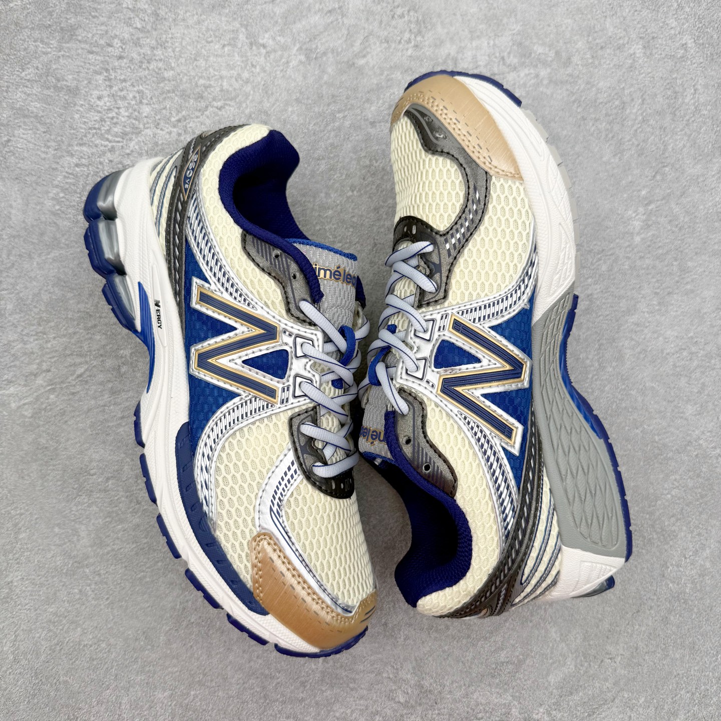 ＃福利特价‼️New Balance NB860 新百伦舒适美式复古织物皮革减震透气支撑低帮休闲跑步鞋 