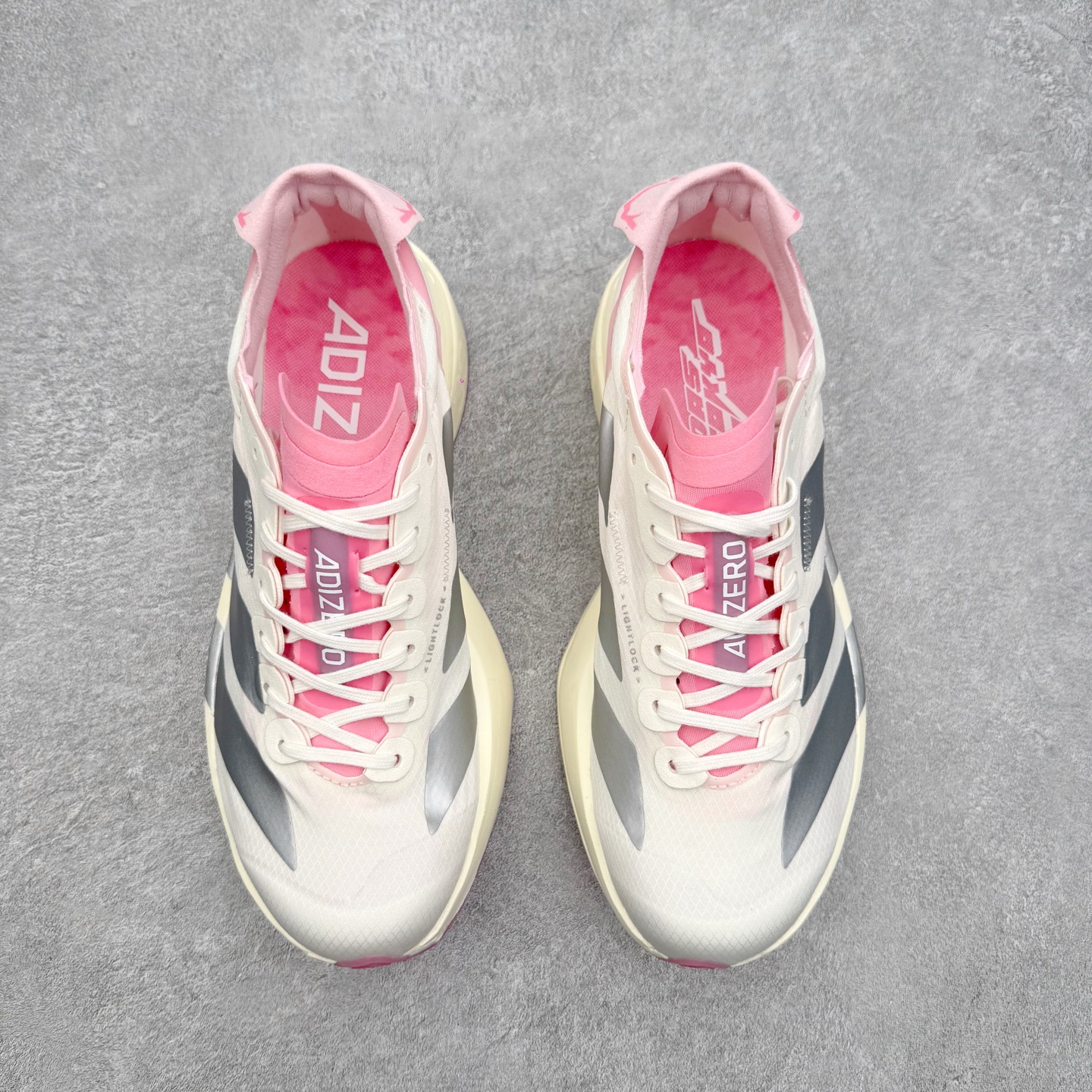 ＃纯原 AD Adizero Eva SL M 零度进化版系列低帮轻便透气竞速休闲运动慢跑鞋 JQ444