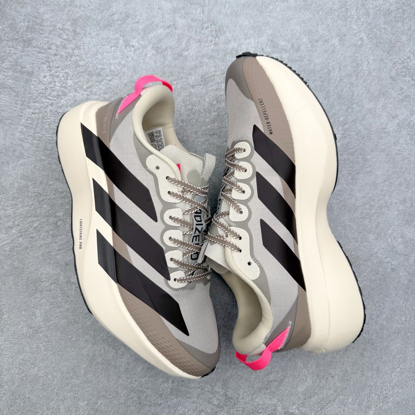 AD Adizero EVO SL ATR M 马拉松竞速专业跑鞋 CELERMESH针织网面非常轻薄 