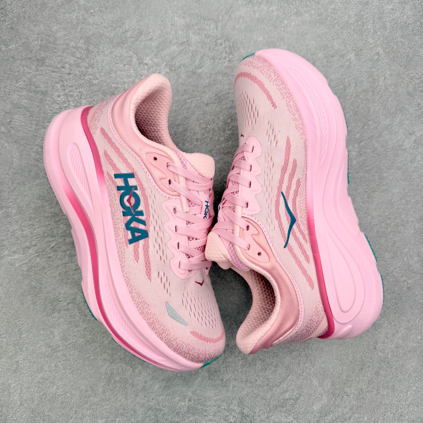 HOKA ONE ONE Bondi 9 WIDE 邦迪九代舒适防滑耐磨低帮休闲跑步鞋 HOKA ONE