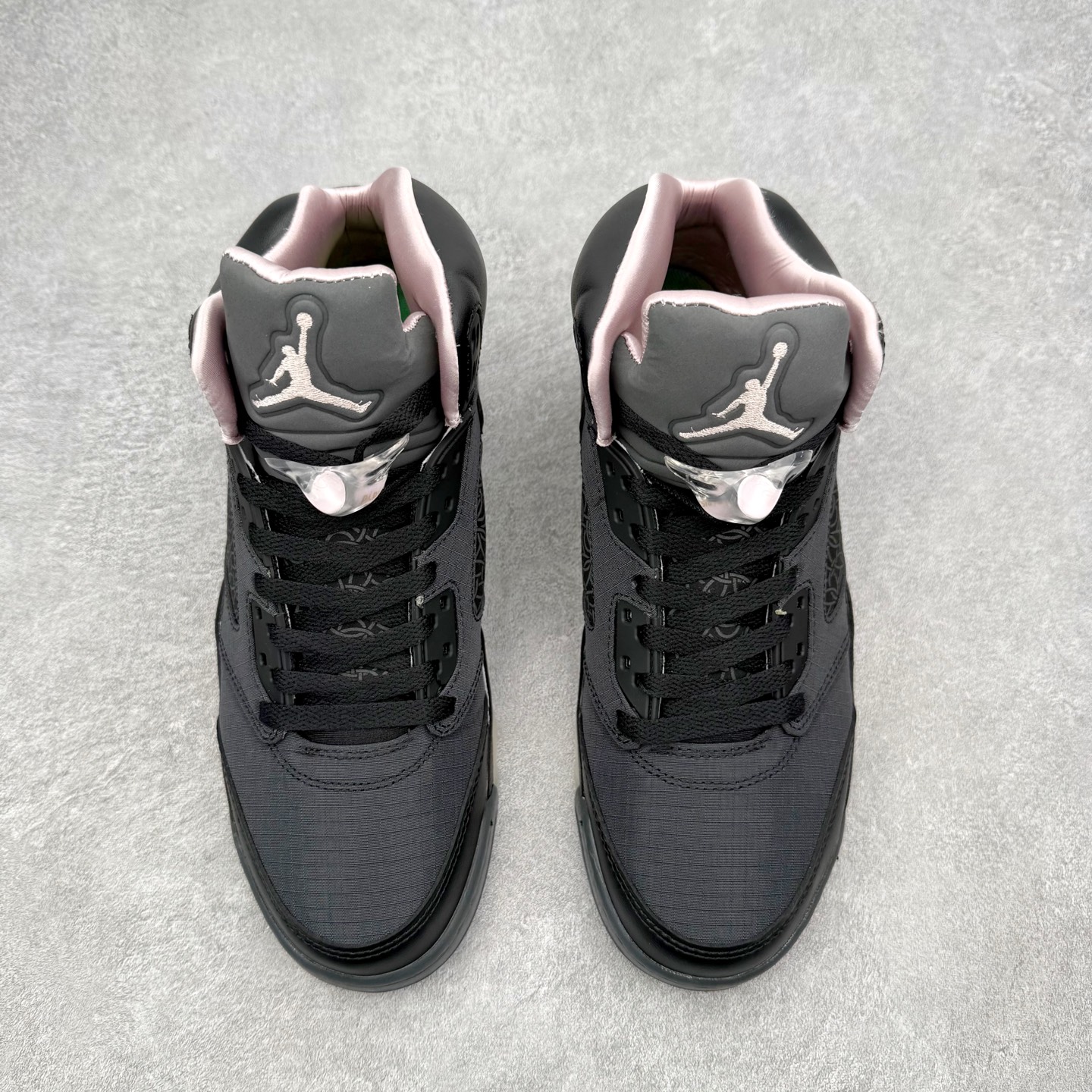 ＃外贸版 PSG x Air Jordan AJ5 Retro 联名黑粉 HQ3004-001 原纸板楦