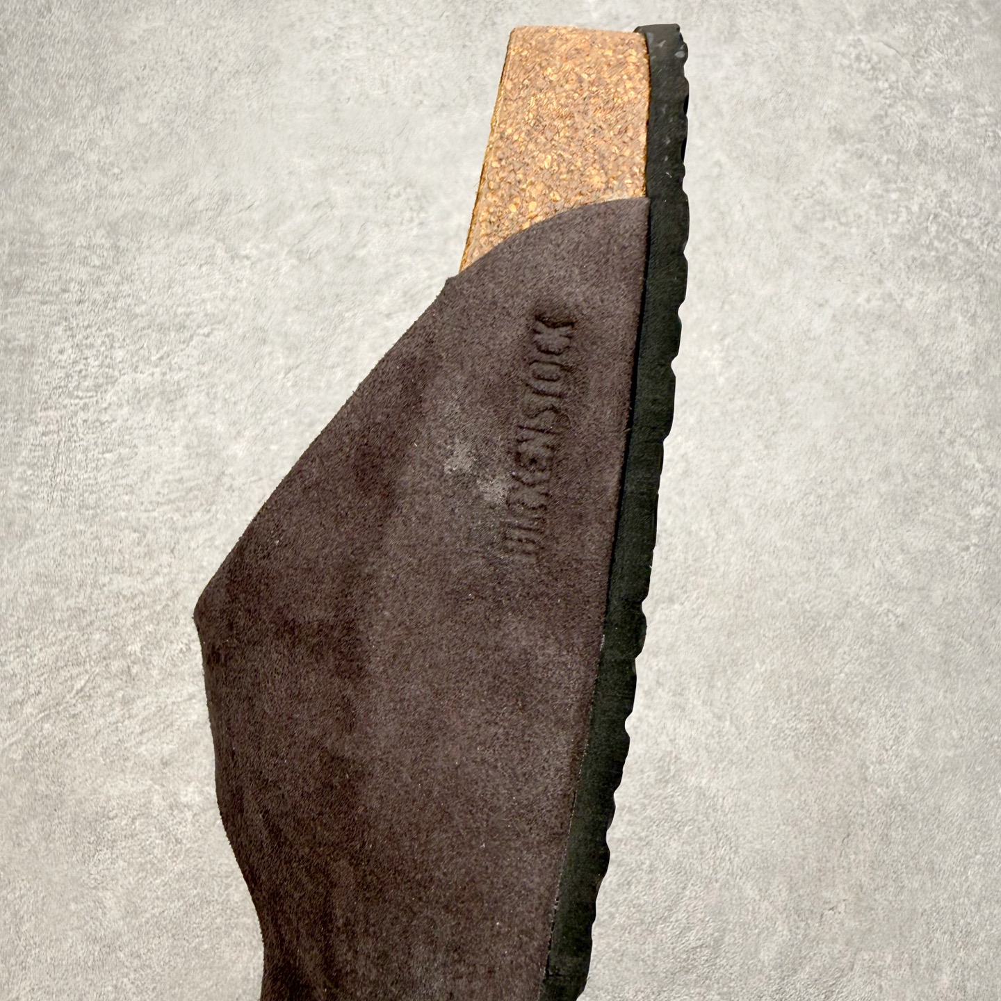 Birkenstock Kyoto 勃肯牛皮绒面革单扣 EVA 防臭一字拖鞋 男女同款 牛皮绒面革质地柔