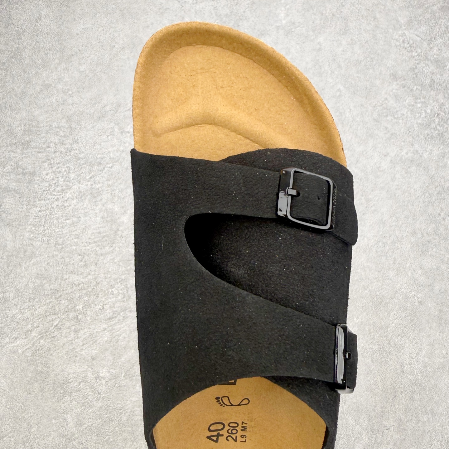Birkenstock Kyoto 勃肯牛皮绒面革单扣 EVA 防臭一字拖鞋 男女同款 牛皮绒面革质地柔