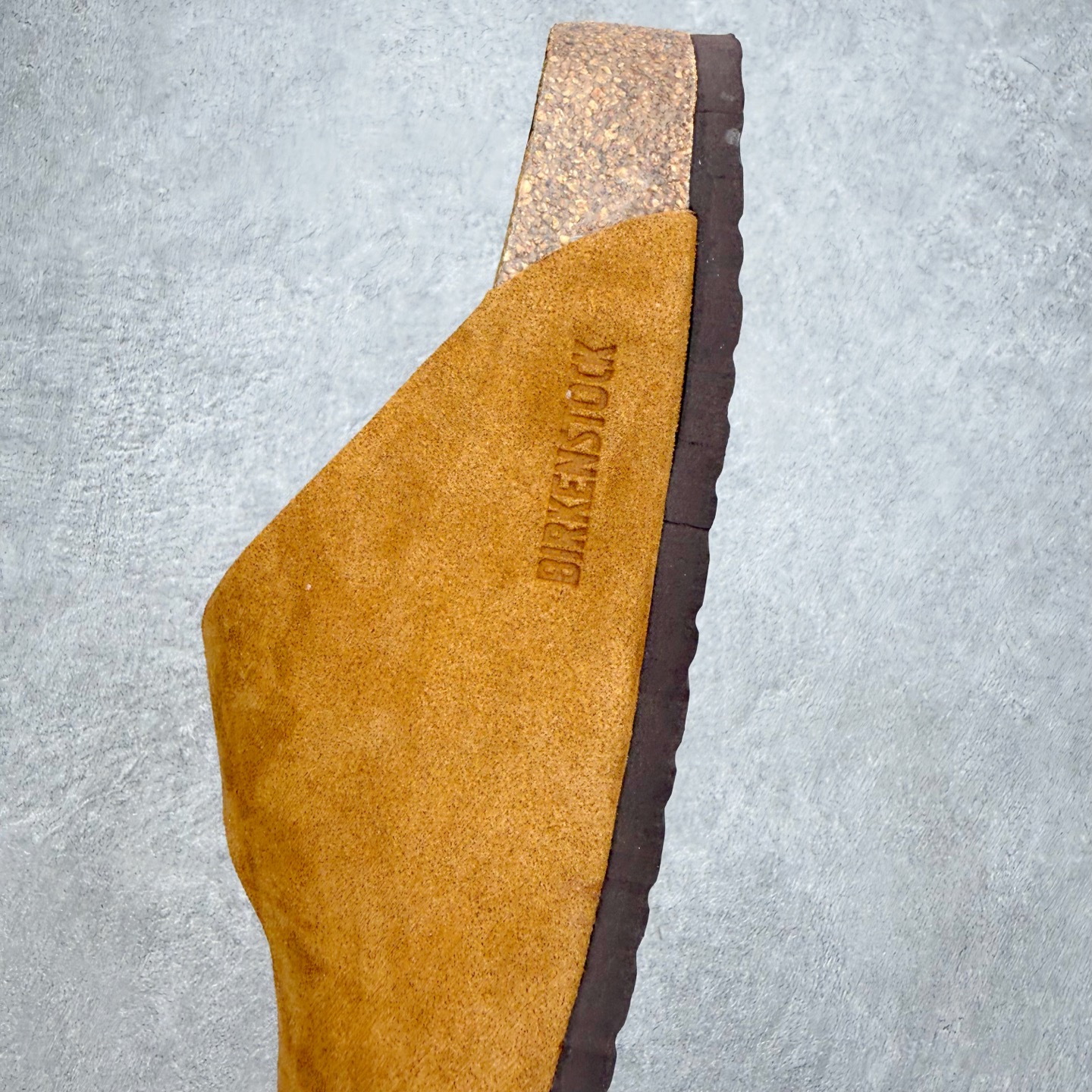 Birkenstock Kyoto 勃肯牛皮绒面革单扣 EVA 防臭一字拖鞋 男女同款 牛皮绒面革质地柔