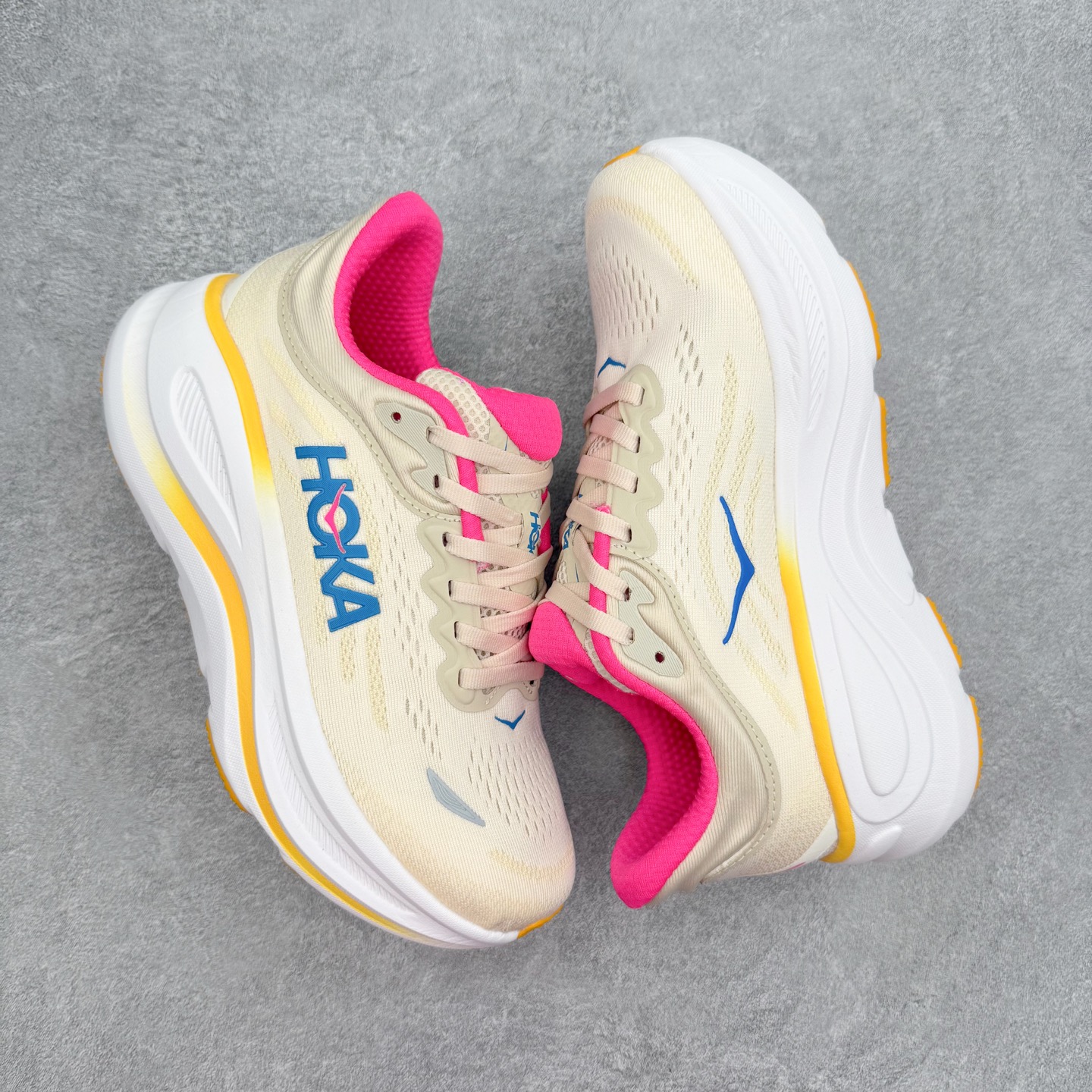 HOKA ONE ONE Bondi 9 WIDE 邦迪九代舒适防滑耐磨低帮休闲跑步鞋 HOKA ONE