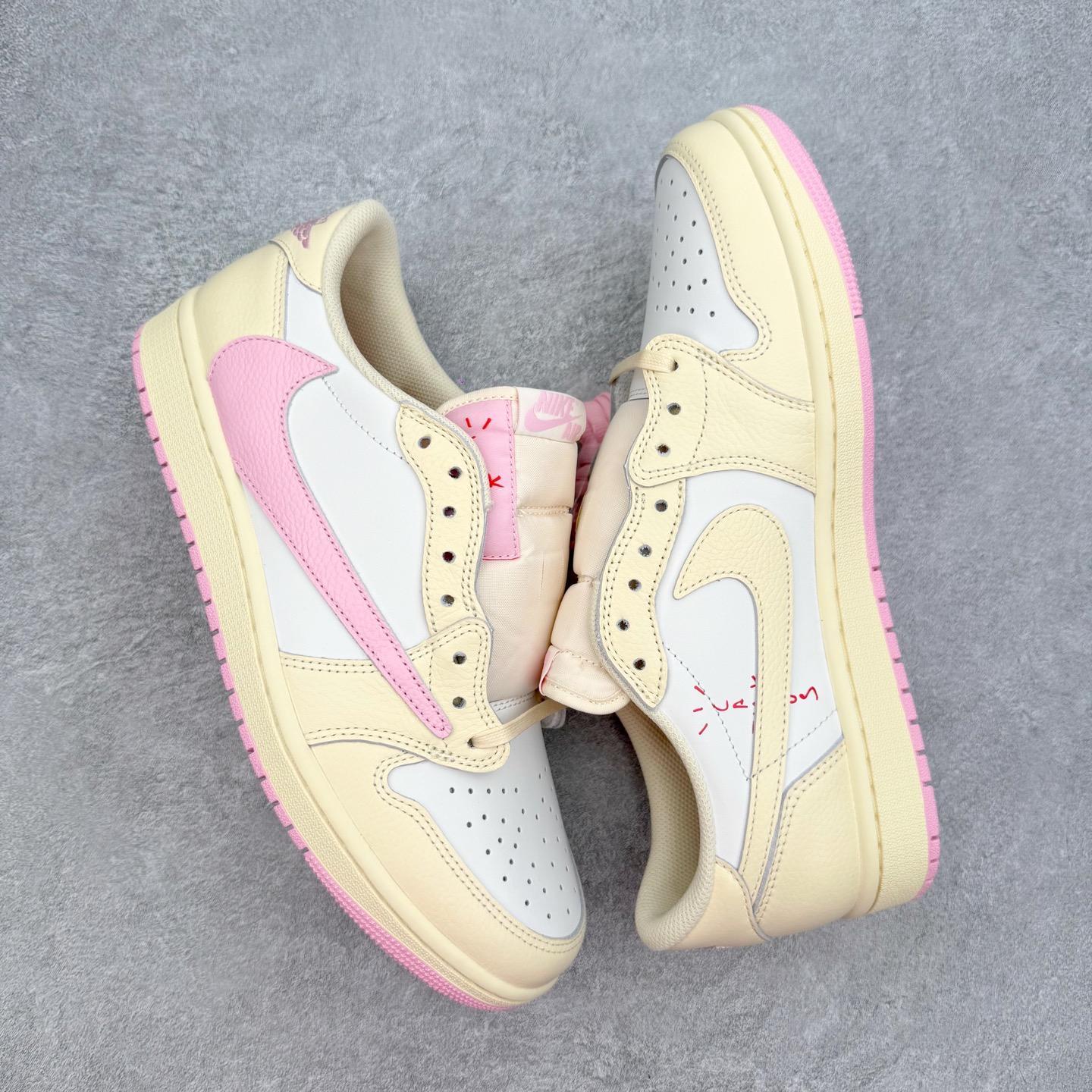 ＃GX纯原 Travis Scott x Air Jordan AJ1 Low OG SP TS联名倒钩