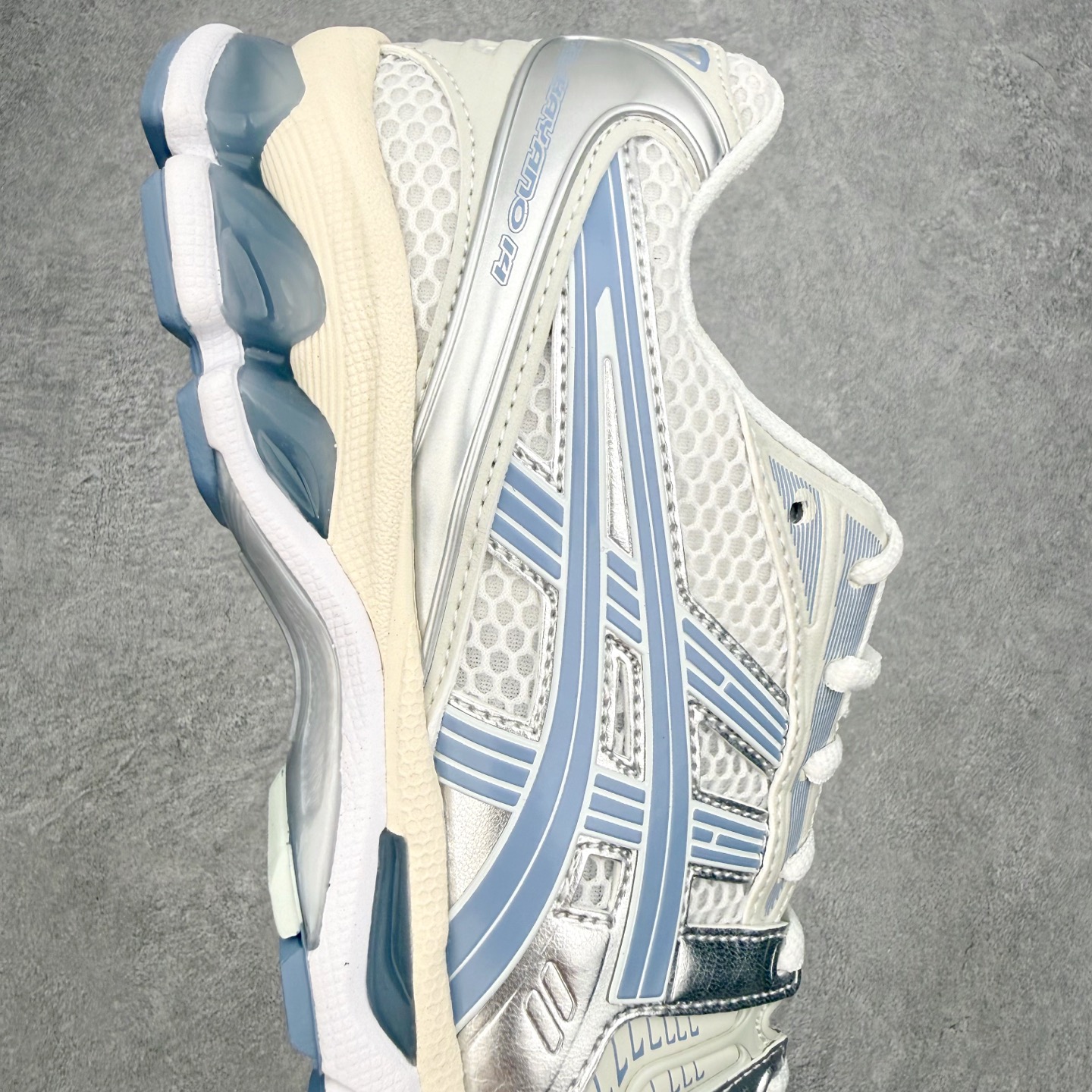 Asics Gel-Kayano K14 亚瑟士系列复古舒适织物合成革减震防滑耐磨低帮休闲跑步鞋 市场顶