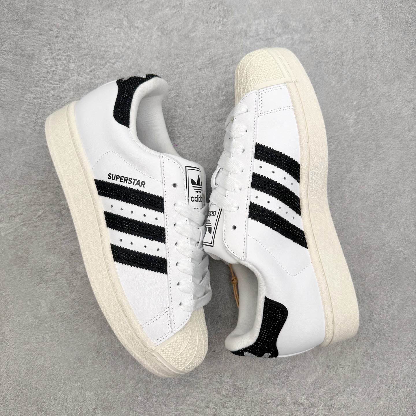 AD Originals Superstar 经典贝壳头休闲板鞋 HQ2285 平台正单 全套原纸板楦头