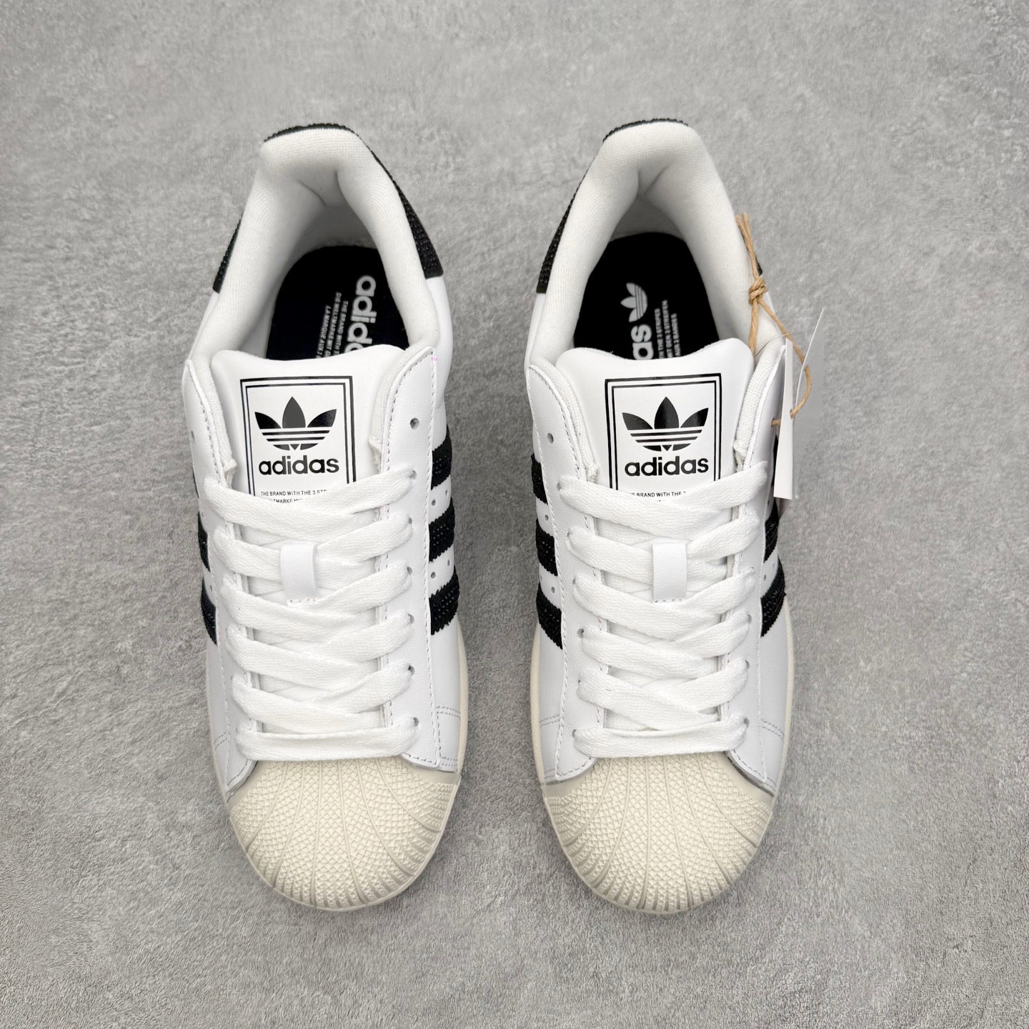 AD Originals Superstar 经典贝壳头休闲板鞋 HQ2285 平台正单 全套原纸板楦头