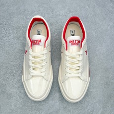Converse ONE STAR Leather匡威木村一星皮质白红拼接经典舒适低帮休闲硫化板鞋以经典 Converse ONE STAR Leather匡威木村一星皮质白红拼接经典舒适低帮休闲硫化板鞋以经典