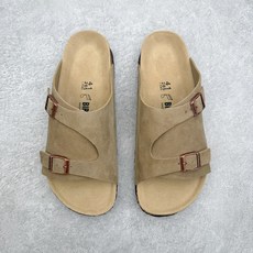 #GD广顶 Birkenstock Zurich 勃肯绒面金属针扣软木底包头拖鞋 牛皮绒面革质地柔软 搭 #GD广顶 Birkenstock Zurich 勃肯绒面金属针扣软木底包头拖鞋 牛皮绒面革质地柔软 搭
