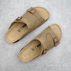 #GD广顶 Birkenstock Zurich 勃肯绒面金属针扣软木底包头拖鞋 牛皮绒面革质地柔软 搭 #GD广顶 Birkenstock Zurich 勃肯绒面金属针扣软木底包头拖鞋 牛皮绒面革质地柔软 搭
