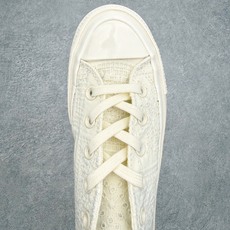 Converse Chuck 1970s SEASONAL匡威立体碎花肌理 奶油米白休闲鞋采用经典70s Converse Chuck 1970s SEASONAL匡威立体碎花肌理 奶油米白休闲鞋采用经典70s