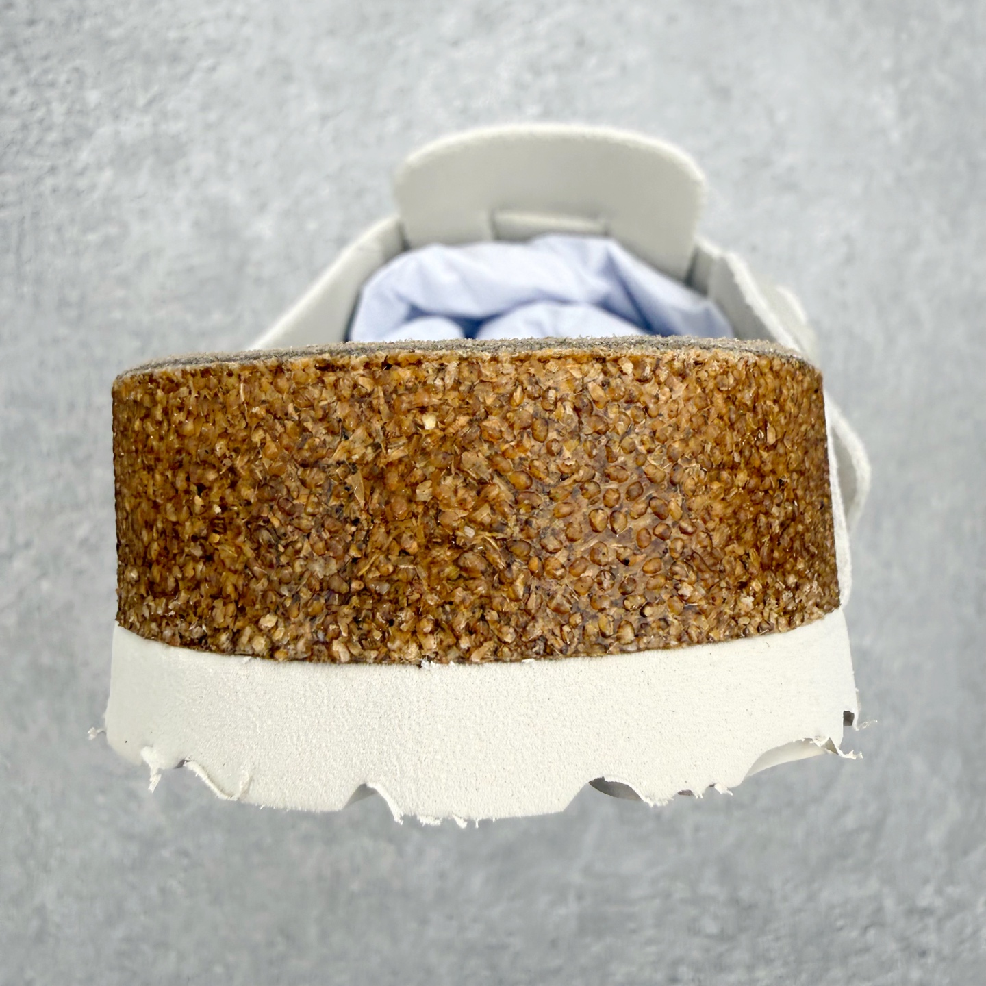 ＃GD广顶 Birkenstock Boston VL 勃肯绒面金属针扣软木底包头拖鞋 牛皮绒面革质地柔