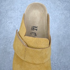 #GD广顶 Birkenstock Roma 勃肯绒面金属针扣软木底包头拖鞋 牛皮绒面革质地柔软 搭配可 #GD广顶 Birkenstock Roma 勃肯绒面金属针扣软木底包头拖鞋 牛皮绒面革质地柔软 搭配可