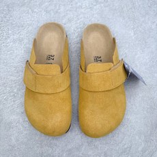 #GD广顶 Birkenstock Roma 勃肯绒面金属针扣软木底包头拖鞋 牛皮绒面革质地柔软 搭配可 #GD广顶 Birkenstock Roma 勃肯绒面金属针扣软木底包头拖鞋 牛皮绒面革质地柔软 搭配可