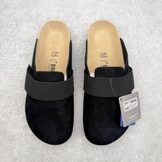 #GD广顶 Birkenstock Roma 勃肯绒面金属针扣软木底包头拖鞋 牛皮绒面革质地柔软 搭配可 #GD广顶 Birkenstock Roma 勃肯绒面金属针扣软木底包头拖鞋 牛皮绒面革质地柔软 搭配可