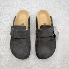 #GD广顶 Birkenstock Roma 勃肯绒面金属针扣软木底包头拖鞋 牛皮绒面革质地柔软 搭配可 #GD广顶 Birkenstock Roma 勃肯绒面金属针扣软木底包头拖鞋 牛皮绒面革质地柔软 搭配可