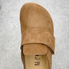 #GD广顶 Birkenstock Roma 勃肯绒面金属针扣软木底包头拖鞋 牛皮绒面革质地柔软 搭配可 #GD广顶 Birkenstock Roma 勃肯绒面金属针扣软木底包头拖鞋 牛皮绒面革质地柔软 搭配可