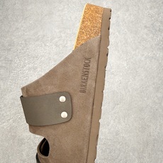#GD广顶 Birkenstock Roma 勃肯绒面金属针扣软木底拖鞋 牛皮绒面革质地柔软 搭配可调节 #GD广顶 Birkenstock Roma 勃肯绒面金属针扣软木底拖鞋 牛皮绒面革质地柔软 搭配可调节