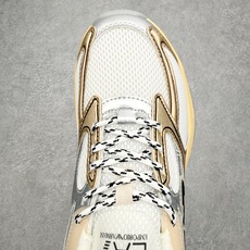 EMPORIO ARMANI阿玛尼 EA7 橡胶皮革圆头系带低帮生活休闲鞋 安普里奥•阿玛尼(Empor EMPORIO ARMANI阿玛尼 EA7 橡胶皮革圆头系带低帮生活休闲鞋 安普里奥•阿玛尼(Empor