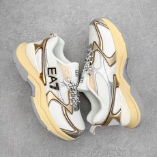 EMPORIO ARMANI阿玛尼 EA7 橡胶皮革圆头系带低帮生活休闲鞋 安普里奥•阿玛尼(Empor EMPORIO ARMANI阿玛尼 EA7 橡胶皮革圆头系带低帮生活休闲鞋 安普里奥•阿玛尼(Empor