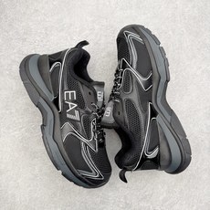 EMPORIO ARMANI阿玛尼 EA7 橡胶皮革圆头系带低帮生活休闲鞋 安普里奥•阿玛尼(Empor EMPORIO ARMANI阿玛尼 EA7 橡胶皮革圆头系带低帮生活休闲鞋 安普里奥•阿玛尼(Empor
