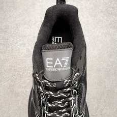 EMPORIO ARMANI阿玛尼 EA7 橡胶皮革圆头系带低帮生活休闲鞋 安普里奥•阿玛尼(Empor EMPORIO ARMANI阿玛尼 EA7 橡胶皮革圆头系带低帮生活休闲鞋 安普里奥•阿玛尼(Empor