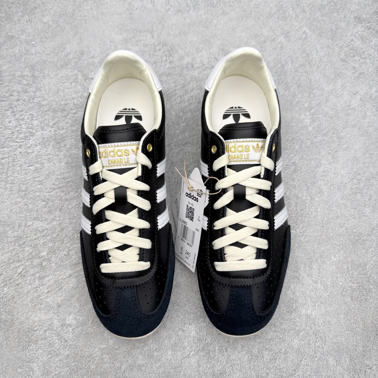 ＃CS AD Originals CHANGLE ORI-CLASSIC 三叶草复古薄底德训休闲鞋 KJ