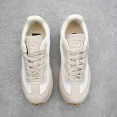 Veja Rio Branco 复古网面慢跑鞋 米灰黑V标薄底休闲运动鞋 双层拼接鞋面:透气Alveom Veja Rio Branco 复古网面慢跑鞋 米灰黑V标薄底休闲运动鞋 双层拼接鞋面:透气Alveom