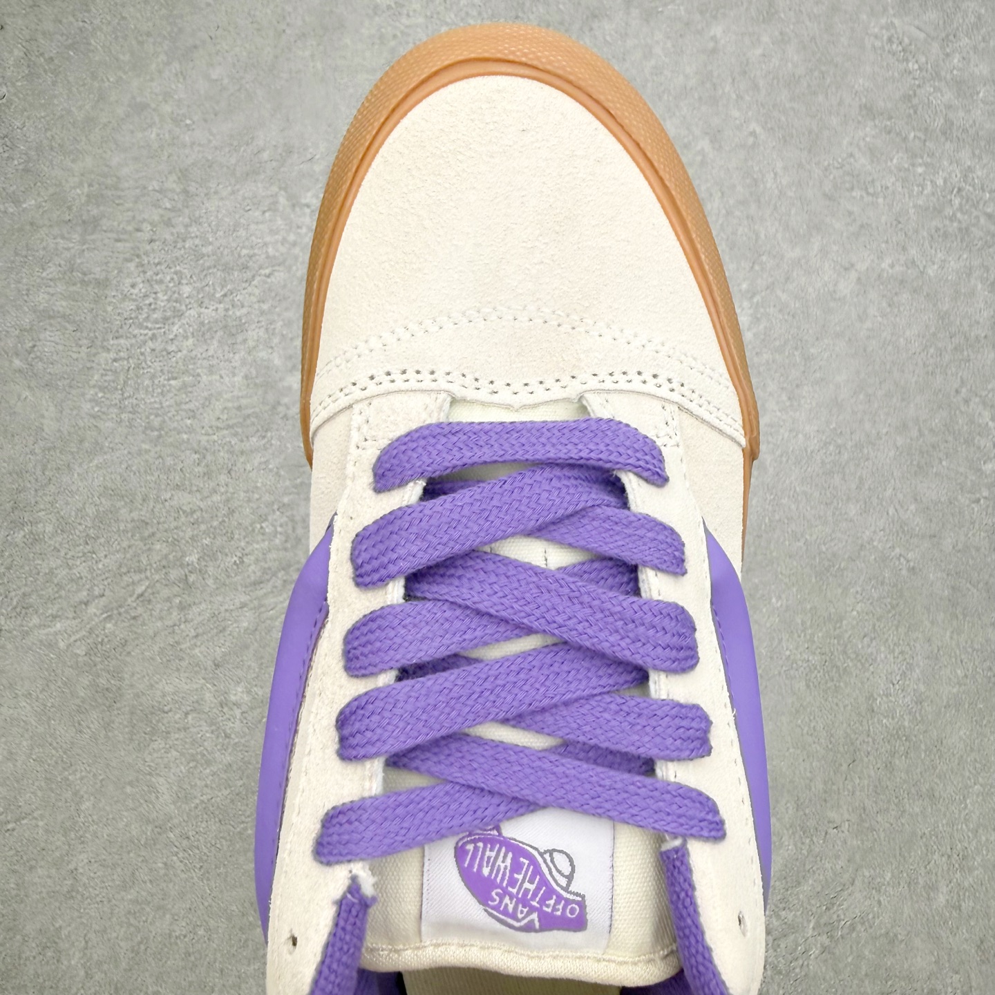 Vans Knu Skool GUM SILVER LINING 芋泥紫/灰紫色美式复古滑板休闲胖胖面包