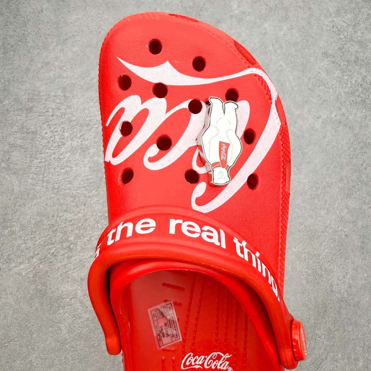 ＃DG莞产 Crocs卡骆驰 × Coca-Cola/可口可乐联名经典复古休闲外穿透气洞洞鞋 超强Lit