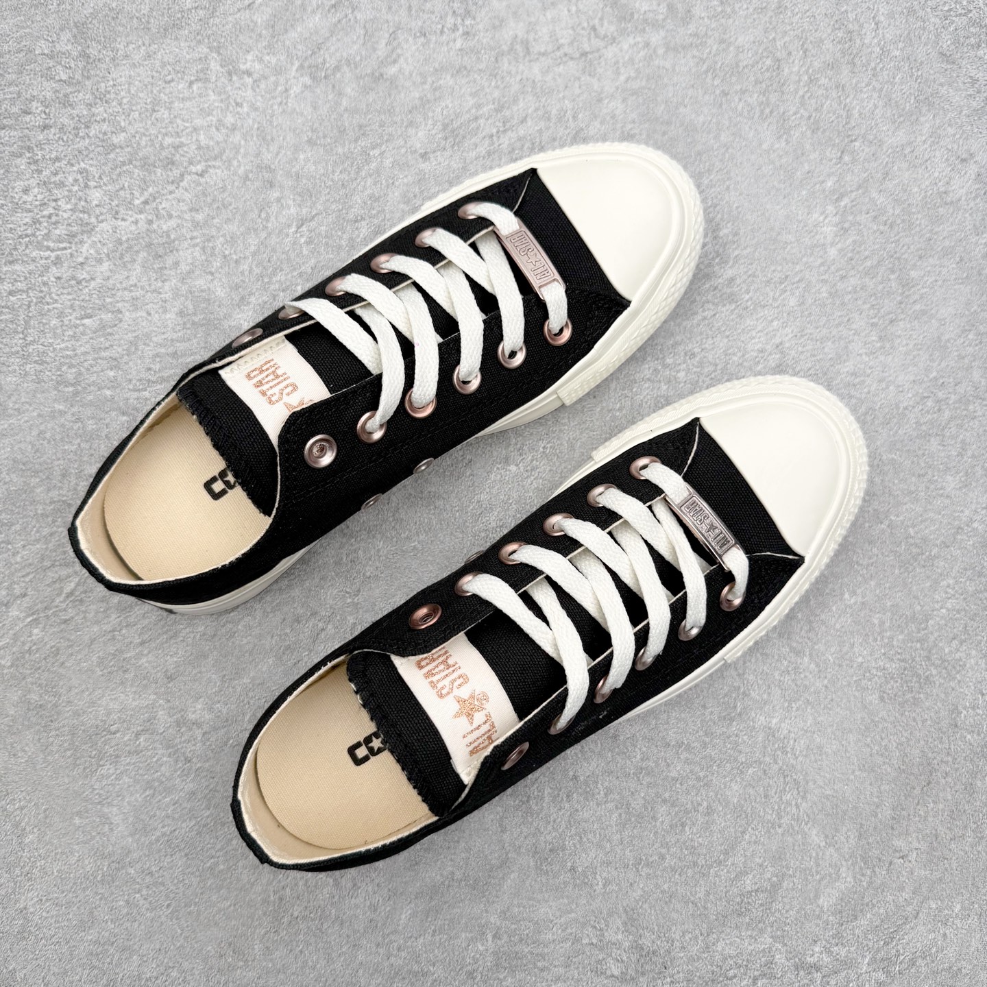 Converse All Star PLTSLogoDubrae PG OX 日系厚底帆布鞋采用高密透气
