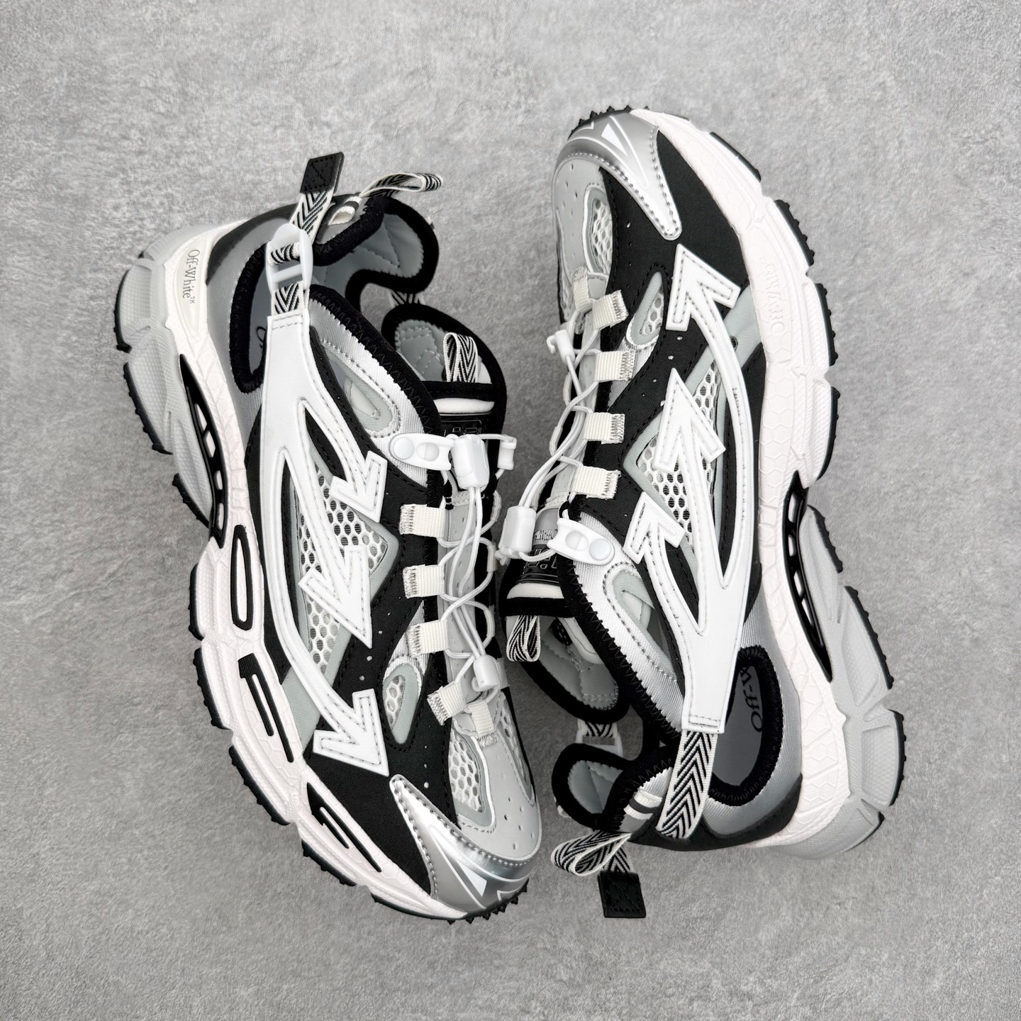 ＃KX Off-White 2024年OW最新款跑鞋 #百分百原盒正确版 原楦原纸板数据开发 4层分离大
