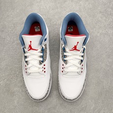 #K版纯原 Air Jordan AJ3 Retro 奇才白蓝2026 IF4396-104 原楦原纸板 #K版纯原 Air Jordan AJ3 Retro 奇才白蓝2026 IF4396-104 原楦原纸板