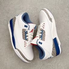 #K版纯原 Air Jordan AJ3 Retro 奇才白蓝2026 IF4396-104 原楦原纸板 #K版纯原 Air Jordan AJ3 Retro 奇才白蓝2026 IF4396-104 原楦原纸板