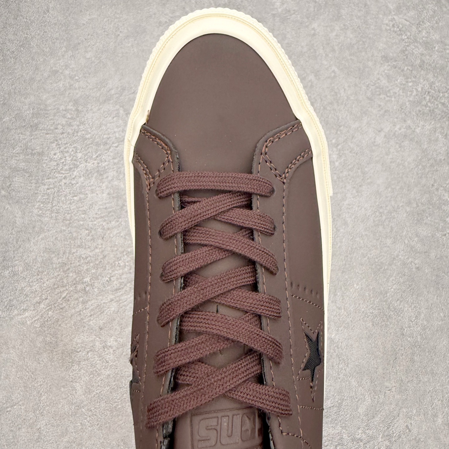Converse One Star Pro 咖啡棕匡威木村一星复古休闲硫化板鞋哑光咖啡棕皮革鞋面 细腻耐