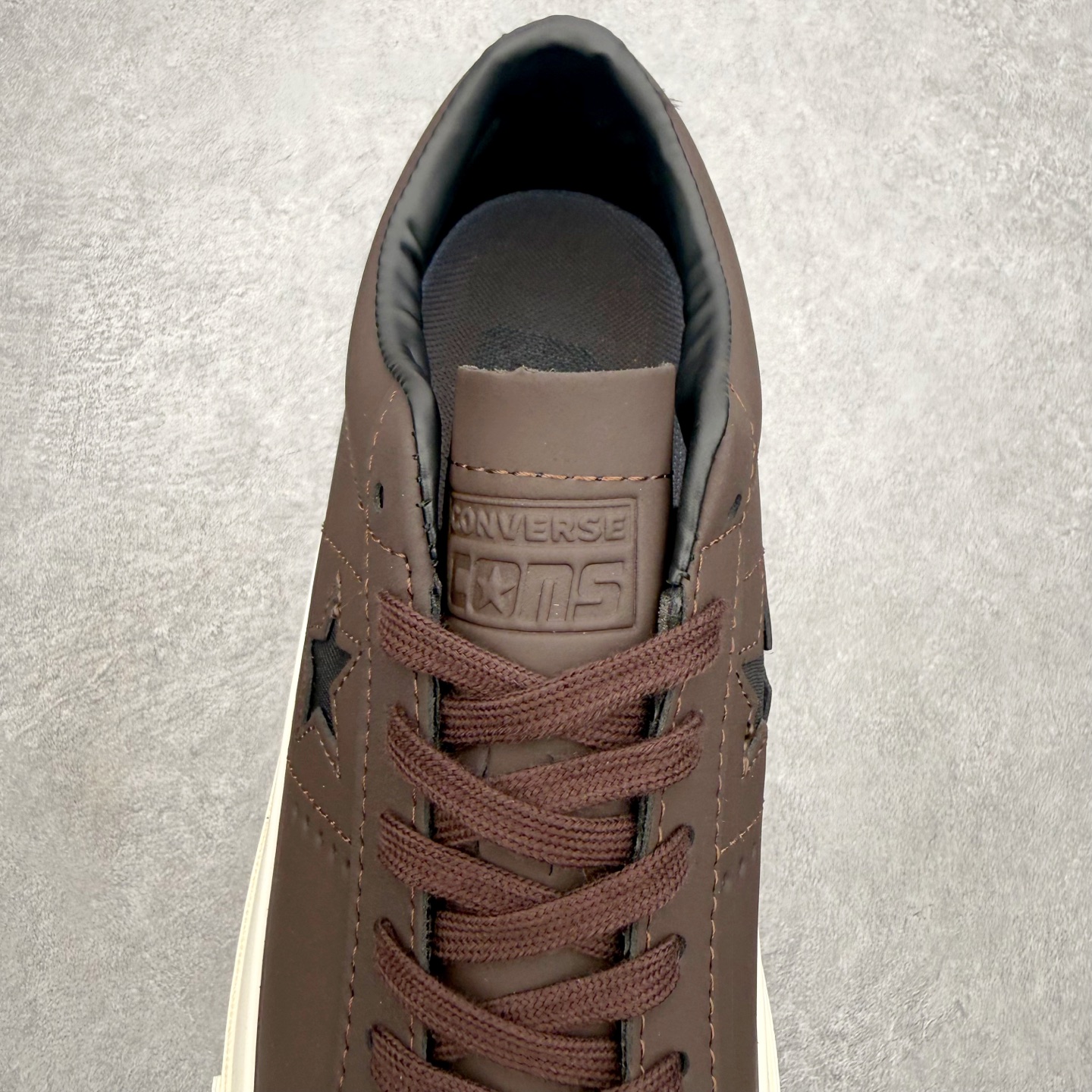 Converse One Star Pro 咖啡棕匡威木村一星复古休闲硫化板鞋哑光咖啡棕皮革鞋面 细腻耐