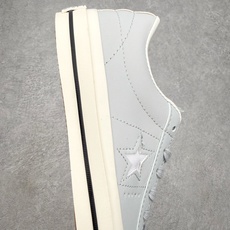 Converse One Star Pro 雾灰蓝匡威木村一星复古休闲硫化板鞋柔和雾灰蓝皮革鞋面 质感细 Converse One Star Pro 雾灰蓝匡威木村一星复古休闲硫化板鞋柔和雾灰蓝皮革鞋面 质感细