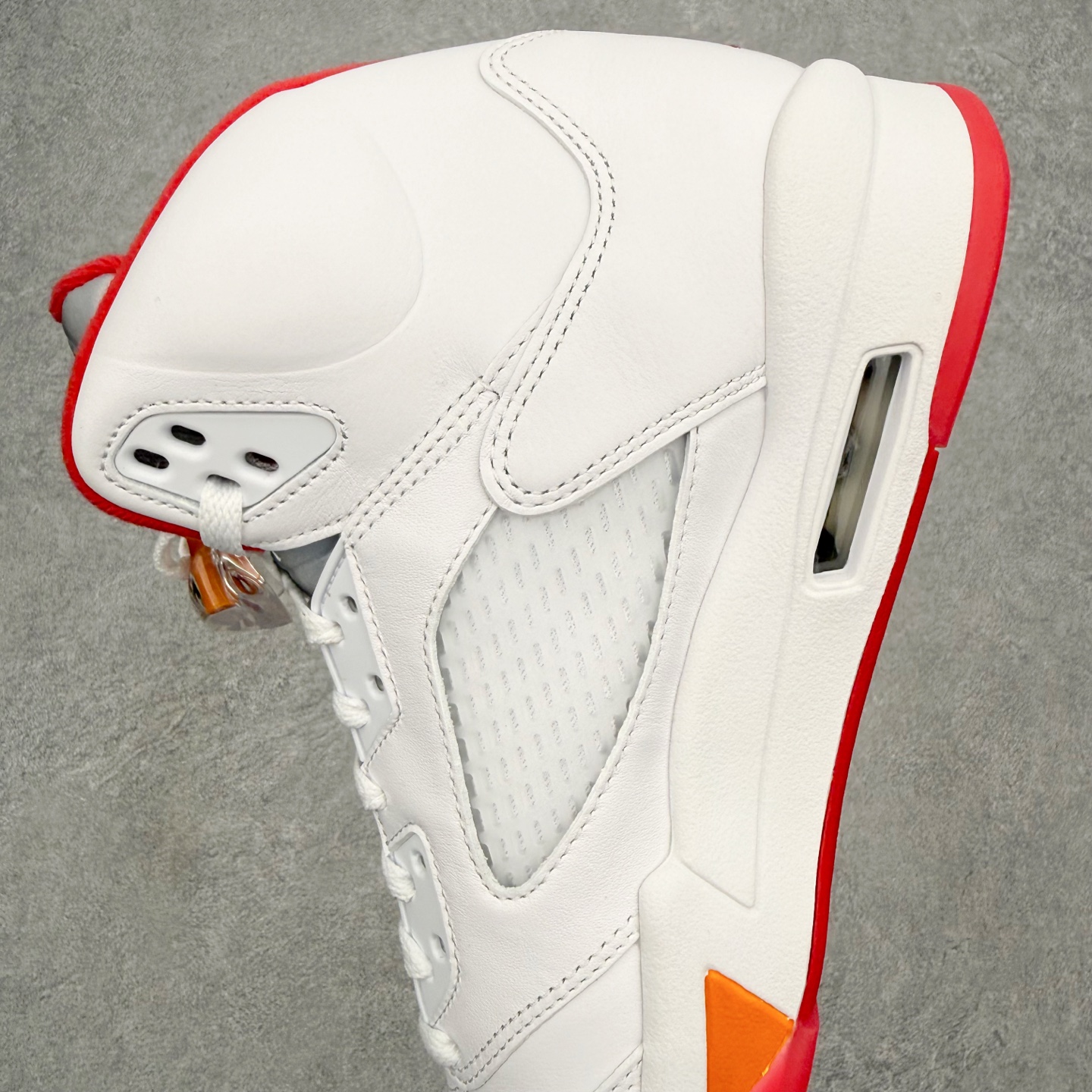 ＃OG纯原 Air Jordan AJ5 OG 白红 IV5678-102 SZ原厂全套原楦原纸板磨具开