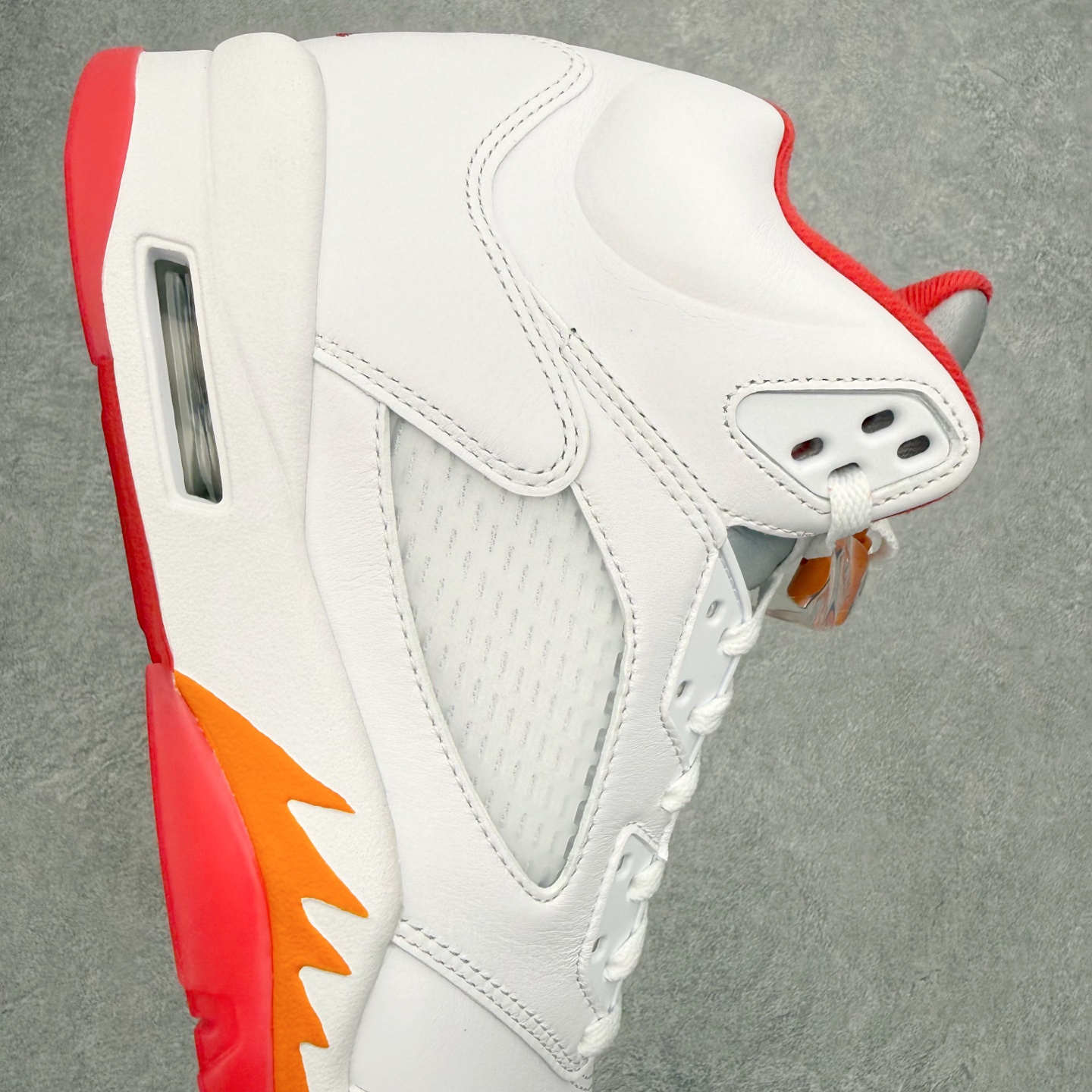 ＃OG纯原 Air Jordan AJ5 OG 白红 IV5678-102 SZ原厂全套原楦原纸板磨具开