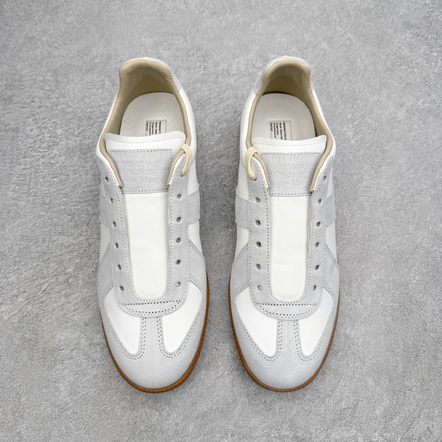＃纯原 Maison Margiela Calfskin Replica 马吉拉复古低帮时尚德训鞋 上万