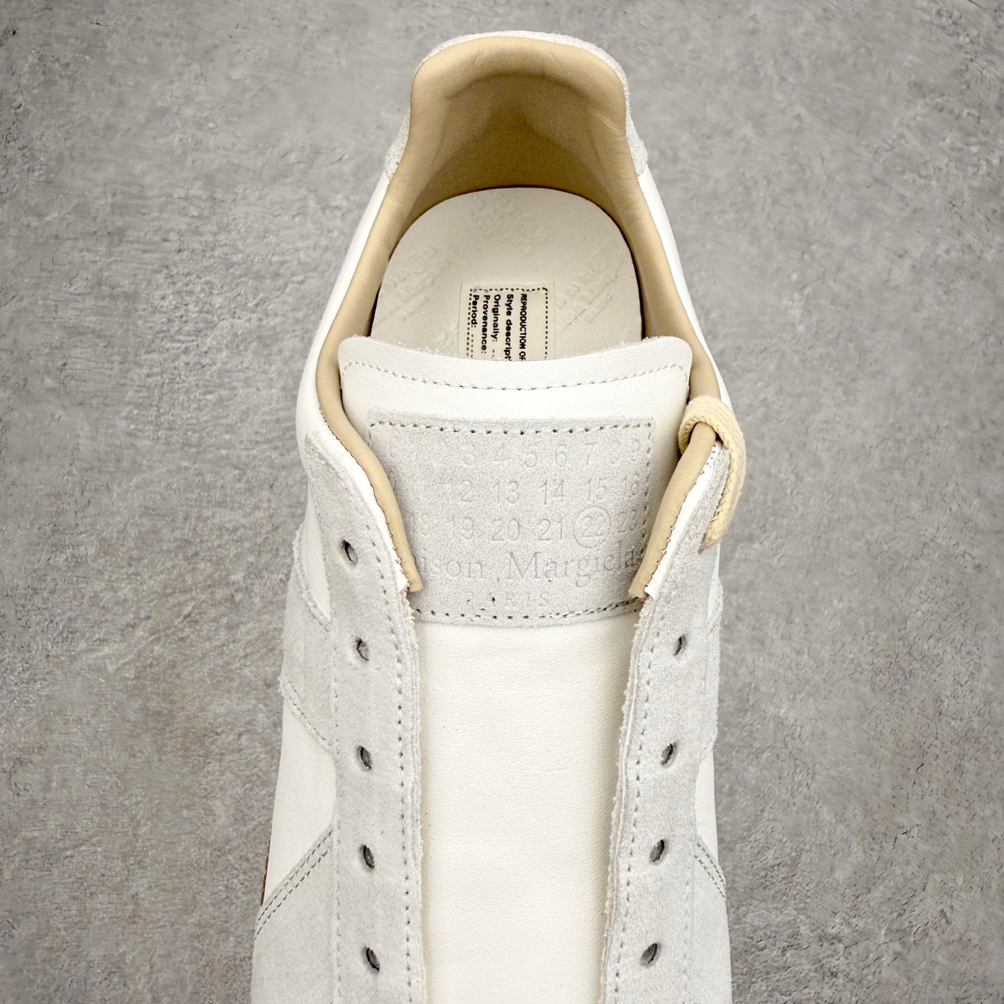 ＃纯原 Maison Margiela Calfskin Replica 马吉拉复古低帮时尚德训鞋 上万