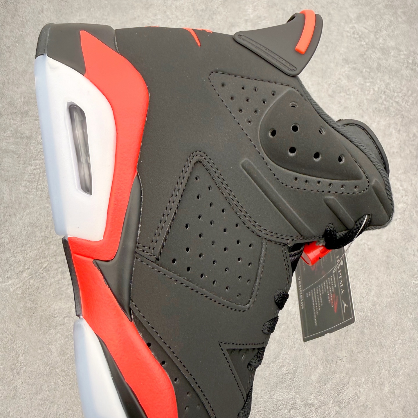 Air Jordan AJ6 Retro 黑红2025 CT8529-001 原楦原纸板开发 采购原厂皮
