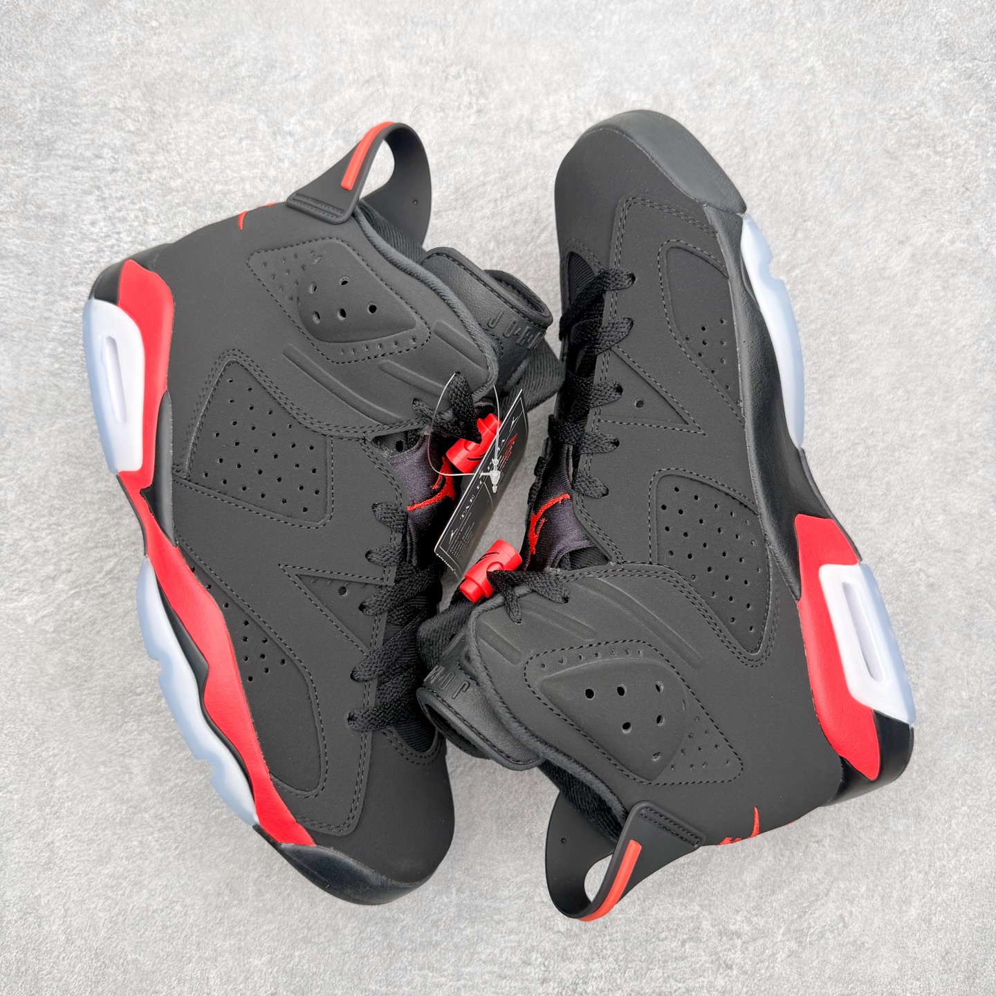 Air Jordan AJ6 Retro 黑红2025 CT8529-001 原楦原纸板开发 采购原厂皮
