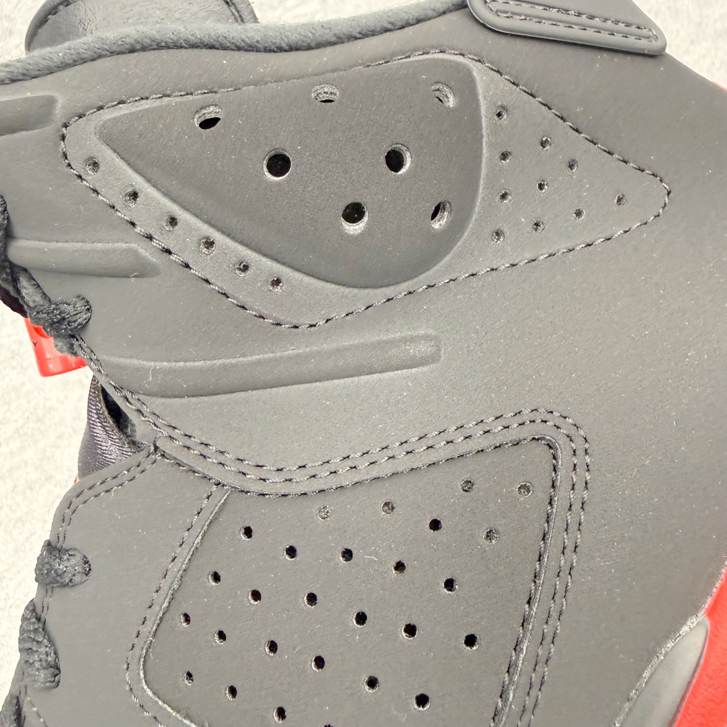 Air Jordan AJ6 Retro 黑红2025 CT8529-001 原楦原纸板开发 采购原厂皮