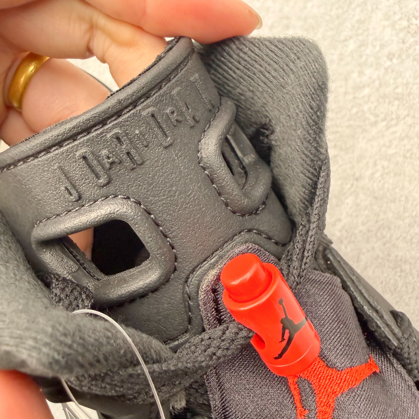 Air Jordan AJ6 Retro 黑红2025 CT8529-001 原楦原纸板开发 采购原厂皮