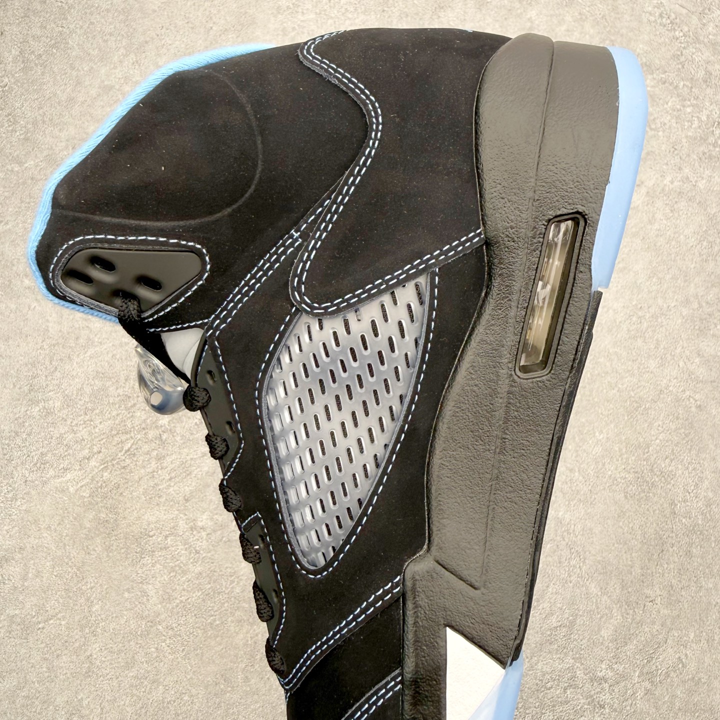 Air Jordan AJ5 Retro 黑北卡蓝 DD0587-008 圈内顶级系列 恪守真诚 承诺混
