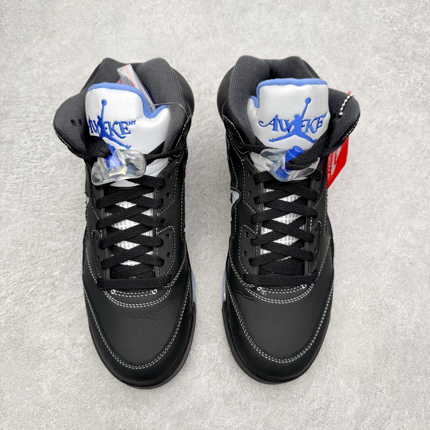 Awake NY x Air Jordan AJ5 联名黑蓝 DV4982-004 圈内顶级系列 恪守真