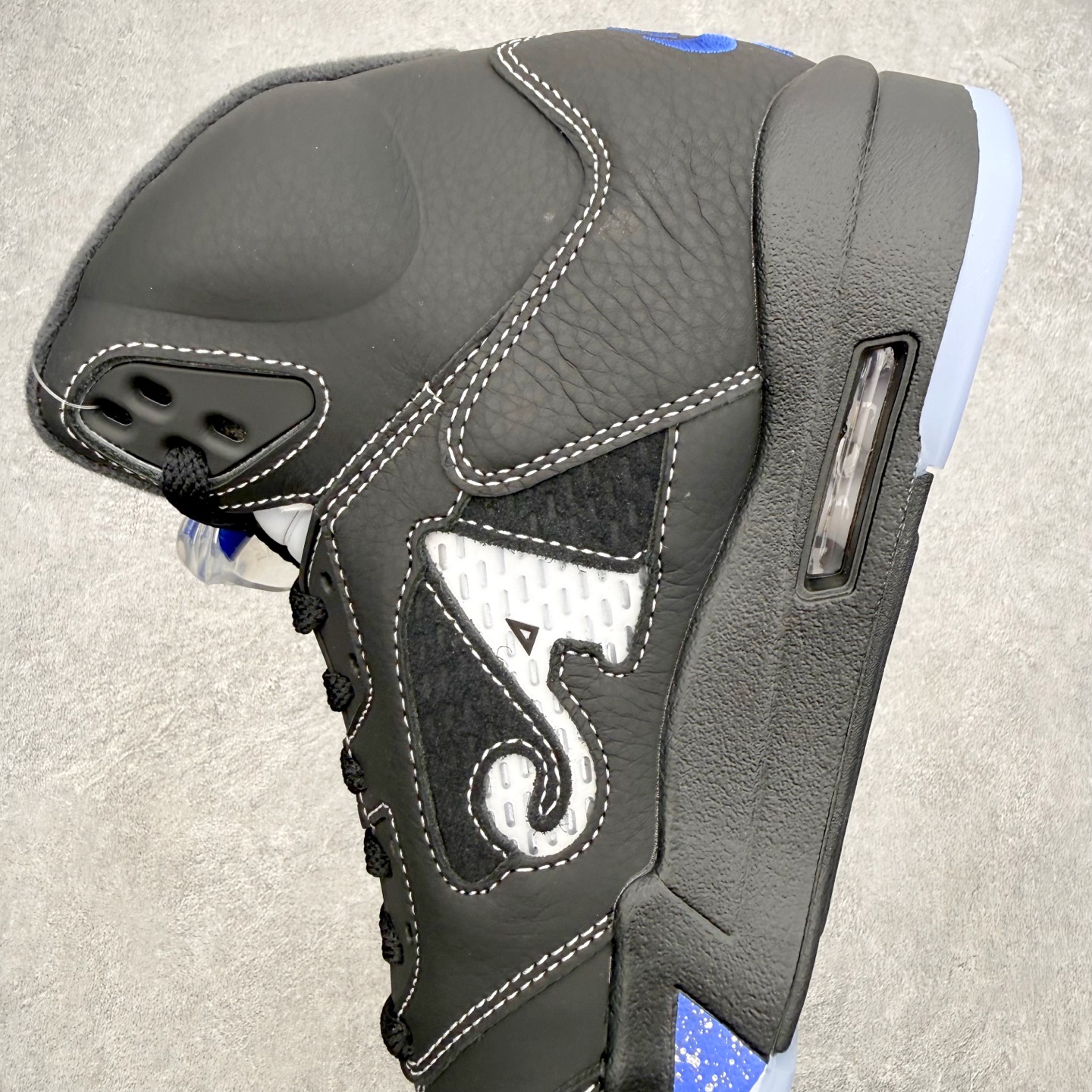 Awake NY x Air Jordan AJ5 联名黑蓝 DV4982-004 圈内顶级系列 恪守真